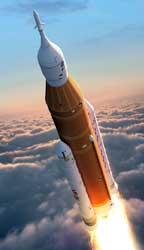 Artemis SLS Block 1 in Flight - V1